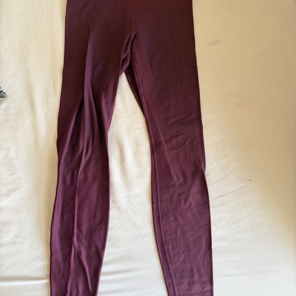 Lululemon Burgundy Leggings
